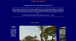 Desktop Screenshot of magiccarpetjournals.com